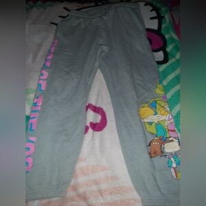 Nickelodeon Gray Cartoon Character Joggers